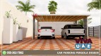 Aluminium Pergola Car Parking Area | Wooden Pergola Car Parking Area.