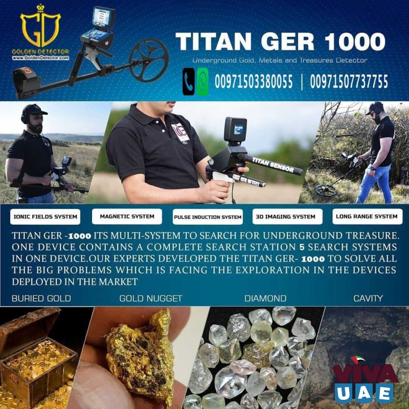 TITAN GER 1000 - 5 SYSTEMS - Underground Gold , Metals and Treasure