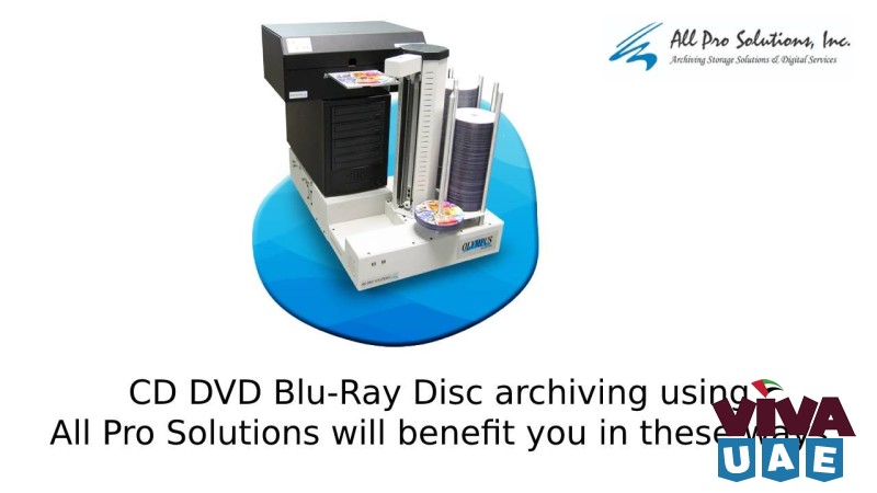 CD DVD Blu-Ray Disc archiving using All Pro Solutions will benefit you in these ways