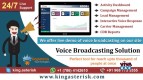 Voice Broadcasting solution and support provide by kingasterisk Technologies