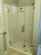 frameless swing shower enclosure 