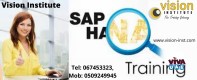 SAP HANA Courses at Vision Institute. Call 0509249945