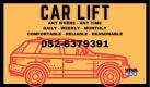 Car Lift Available ( Sharjah / Dubai)