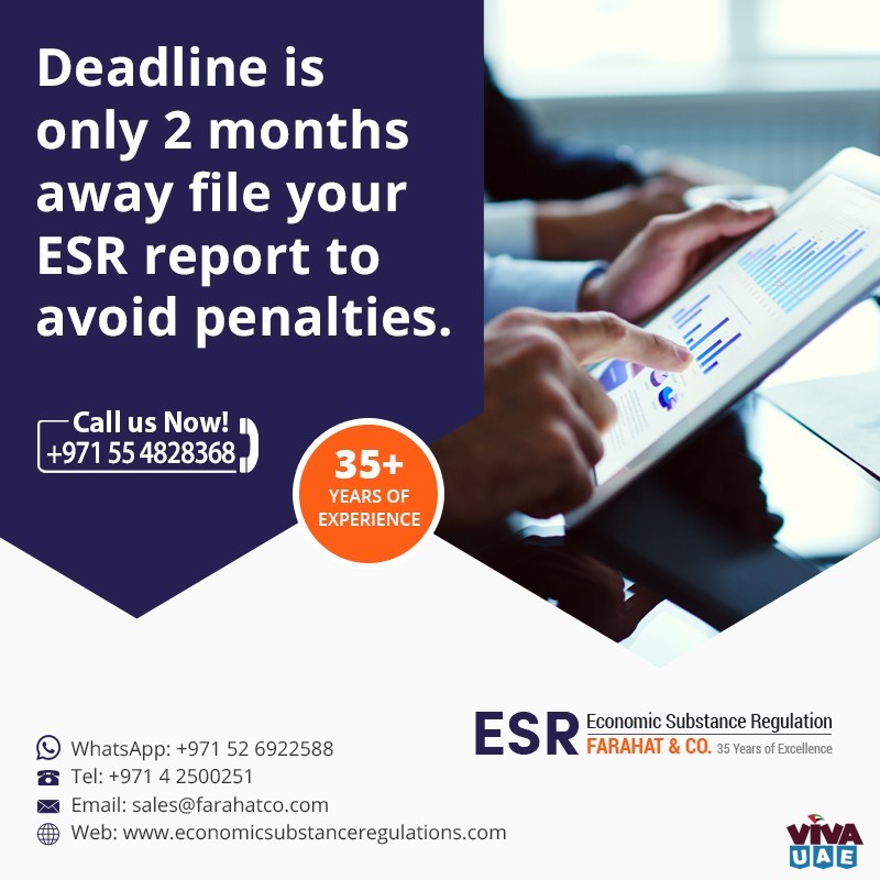 Only 2 months away file your ESR report to avoid penalties