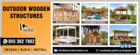 Outdoor Wooden Structures Uae | Wooden Cabanas | Sofa Pergola.