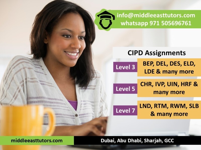 Take service for CIPD level 3 L&D assignment Call +971505696761