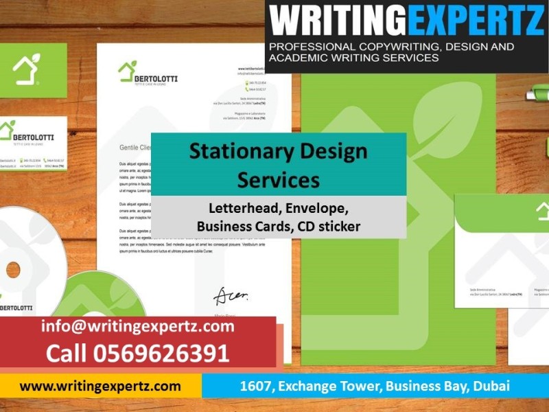 For any designer stationery requirement in UAE Call +971569626391