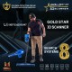 Gold Star 3D Scanner - Versatile Metal Detector with 3 Search Systems