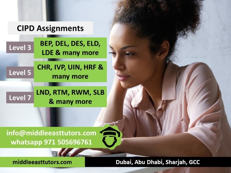 For completing CIPD Level 3 certificate assignment Visit middleeasttutors.com