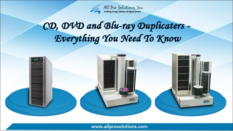 CD DVD and Blu-ray Duplicators - Everything you need to know