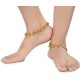 AanyaCentric Silver Plated White Metal Anklets Payal Pair