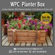 Wooden planter in Dubai | planter box in UAE | wooden flower pots