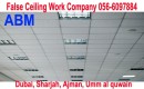 False ceiling work company Umm AL Quwain 0566097884