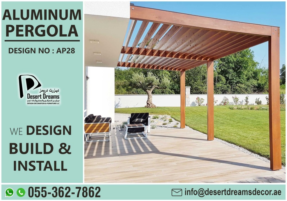 Aluminum Pergola Suppliers in Abu Dhabi | Aluminum Pergola Uae.