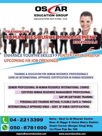 Certified Human Resource Management Training in Dubai