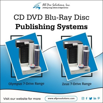 CD DVD and Blu-Ray Disc Publishing Systems