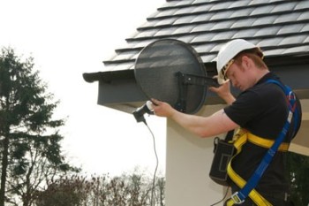 Discovery Gardens Satellite Antenna Installation 0503035145