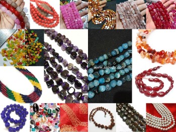 Semi precious Stone Beads, Agate Beads, Onyx Beads Wholesale Shop In Mumbai