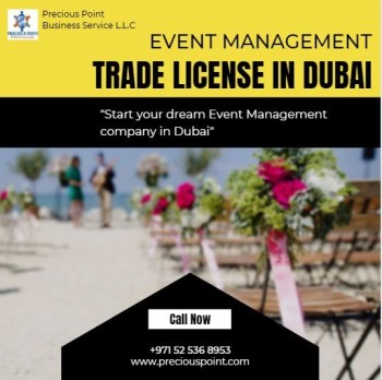 Event Organizers Trade License Registration in Dubai, UAE