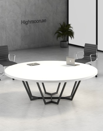 Upgrade Your Professional Workspace with the Stylish and Durable Jade Round Meeting Table