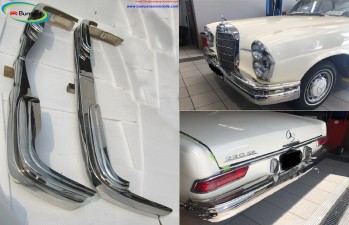 Mercedes W111 W112 Fintail coupe bumpers (1959 - 1968)