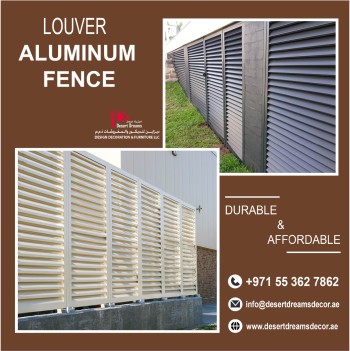 Supply and Fixing Aluminum Fence and Gates in Uae.