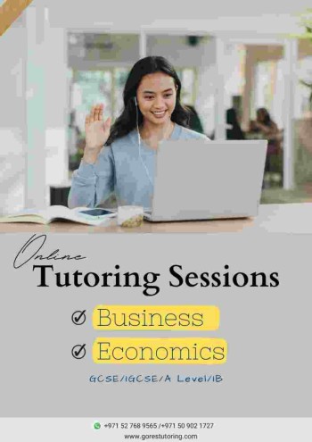 Private tutor gcse-igcse Economics Dubai