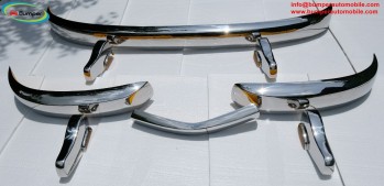 Mercedes W186 300, 300b and 300c bumper (1951-1957) by stainless steel 