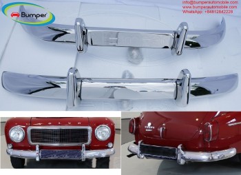 Volvo PV 544 Euro bumper (1958-1965) stainless steel  (Volvo PV 544 Europen stoßfänger) 