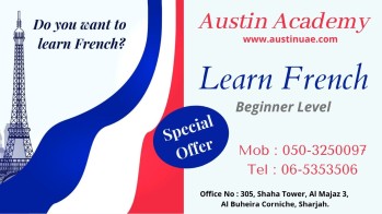 French Language Classes in Sharjah with Best Discount Call 0503250097