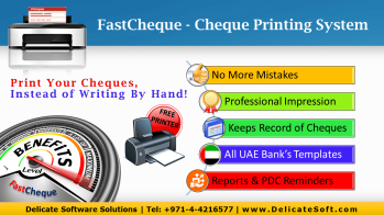 Cheque Desighner with Free Printer-Cheque Software