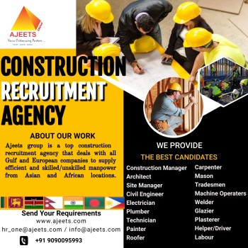 Infrastructure, Civil & Road-construction Recruitment Agency  