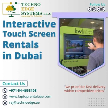 Techno Edge Systems provides Wide Range of Touch Screen Rentals Dubai