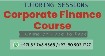 Private lesson for corporate finance in Dubai