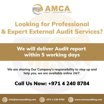 External Auditors in Dubai, UAE- AMCA AUDITING- +971 4 240 8784