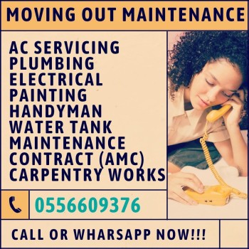 MOVING OUT MAINTENANCE SERVICES IN DUBAI