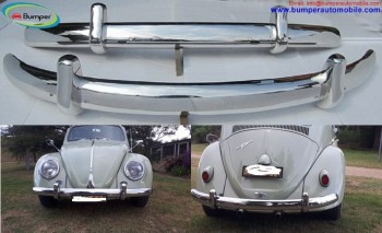 Volkswagen Beetle Euro style bumper (1955-1972) by stainless steel 