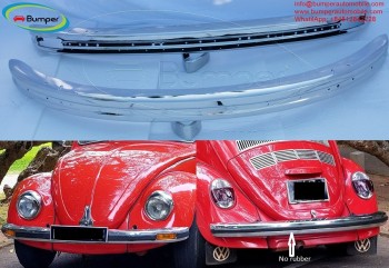 Volkswagen Beetle bumpers 1975 and onwards by stainless steel 