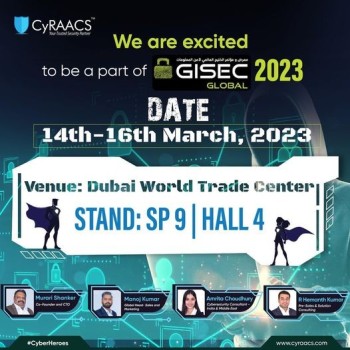 GISEC GLOBAL | Meet CyRAACS @ GISEC GLOBAL