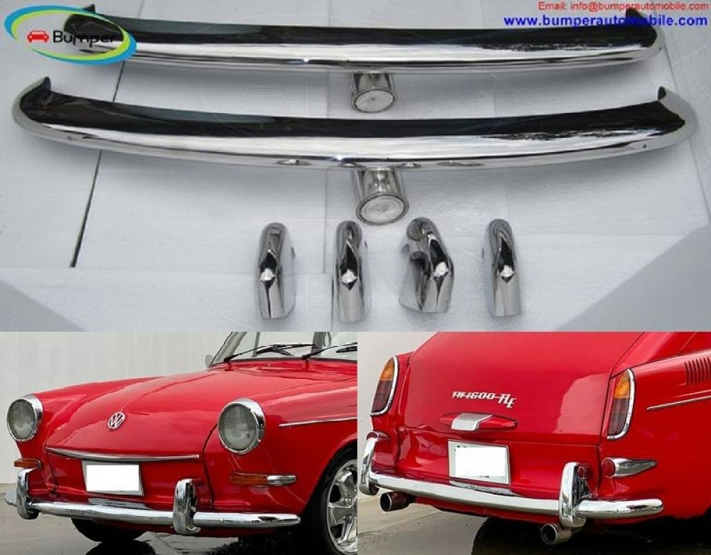 Volkswagen Type 3 bumper (1963–1969) by stainless steel