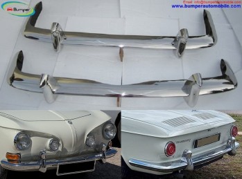 Volkswagen Type 34 bumper (1962-1969) by stainless steel