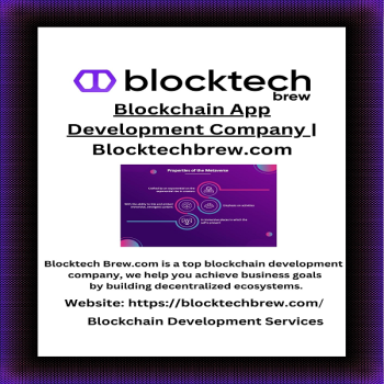 Hire a Blockchain Development Company | Blocktech Brew