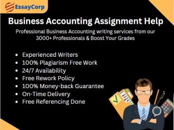 Get hands on your online Business Accounting Assignment Help