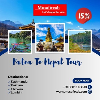 Patna to Nepal Tour Package, Patna to Nepal Road trip