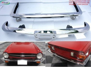 Triumph TR6 (1974-1976) bumpers (With number license plate shield)