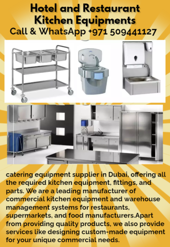  HOTEL AND RESTAURANT KITCHEN EQUIPMENTS