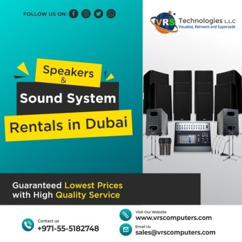 Sound System Rental Dubai Enhances the Music