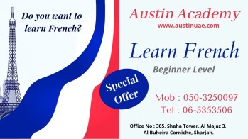 French Classes in Sharjah with Best Offer 0503250097