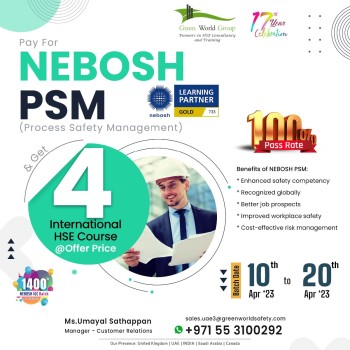 Enroll NEBOSH PSM Course in Dubai