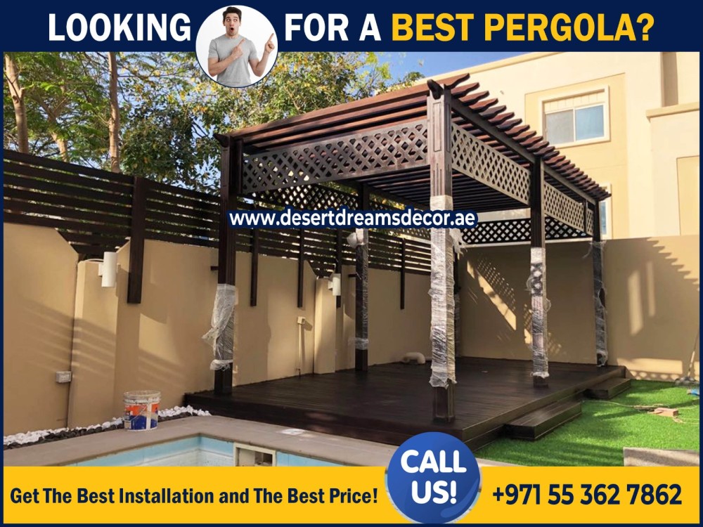 Design and Manufacturer Wooden Pergolas in Dubai.